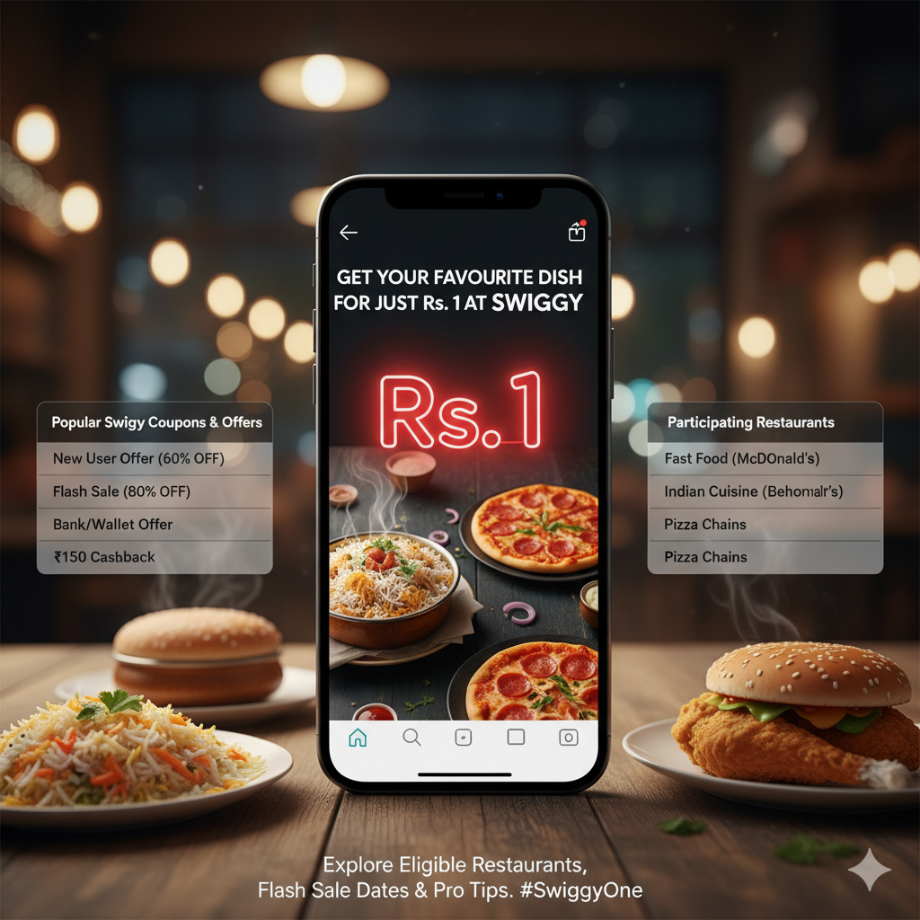 What are Swiggy's Rs. 1 Deals?