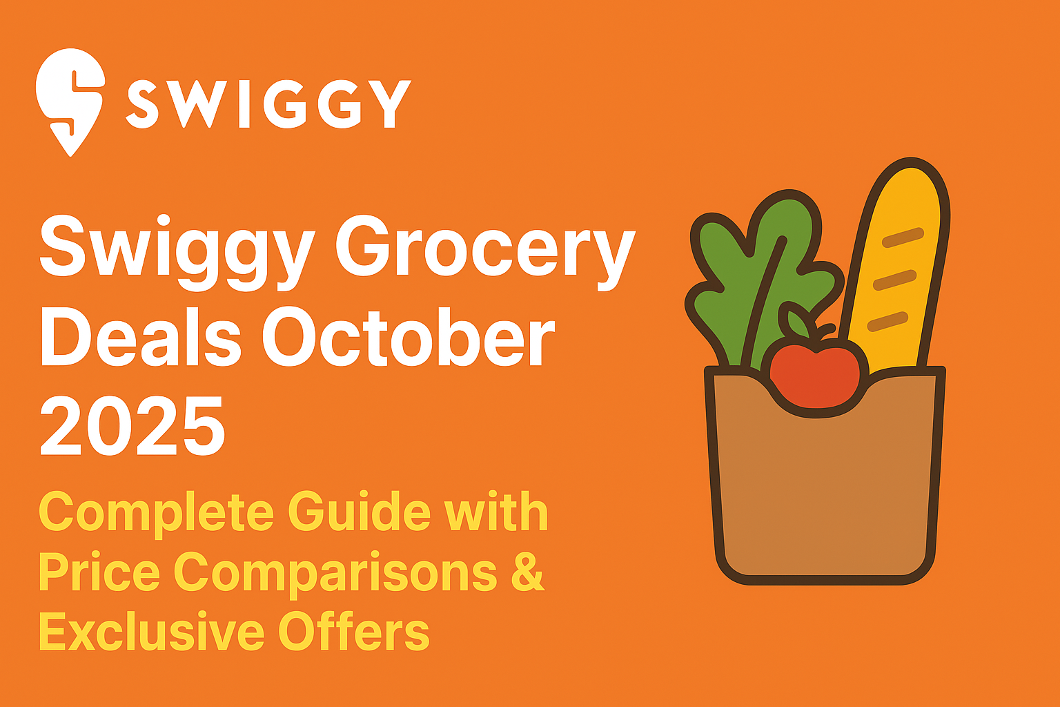 Swiggy Grocery Deals October 2025: Complete Guide with Price Comparisons & Exclusive Offers